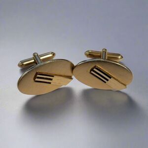 Swank Gold Tone Cufflinks